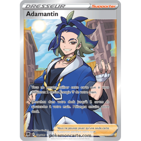 Dresseur Adamantin Carte Full Art Ultra Rare P E Et