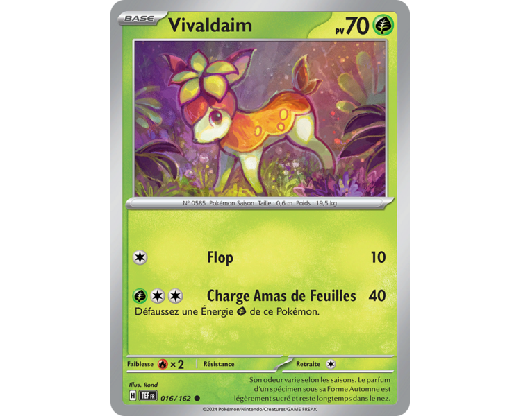 Vivaldaim Pv 70 016/162 - Carte Commune - Écarlate et Violet Forces Temporelles