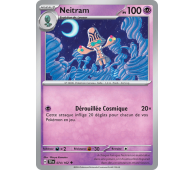 Neitram Pv 100 074/162 - Carte Peu Commune - Écarlate et Violet Forces Temporelles