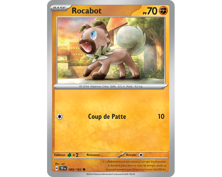 Rocabot Pv 70 089/162 - Carte Commune  - Écarlate et Violet Forces Temporelles