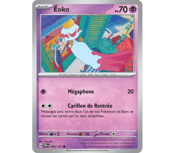 Éoko Pv 70 085/167 - Carte Commune - Écarlate et Violet Mascarade Crépusculaire