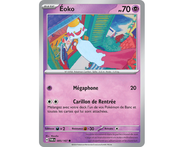 Éoko Pv 70 085/167 - Carte Commune - Écarlate et Violet Mascarade Crépusculaire