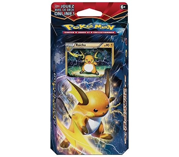 Starter Pokémon Xy 08 Impulsion Turbo : Flamme Etincelante Raichu 60 cartes prédéfinies