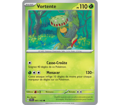 Vortente Pv 110 007/142- Carte Commune Reverse - Écarlate et Violet Couronne Stellaire