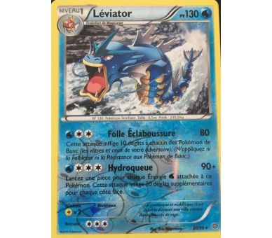 Carte Pokémon reverse Léviator Pv 130 - 20/98