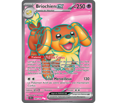 Briochien-ex Pv 250 160/142 - Carte Ultra Rare Secrète - Écarlate et Violet Couronne Stellaire