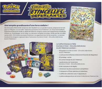 Coffret Dresseur D'Élite Pikachu - EV08 - Étincelles Déferlantes - NEUF VF