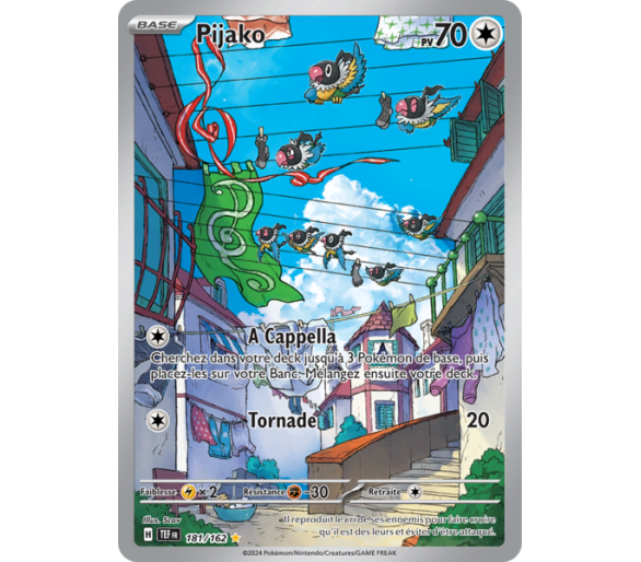 Pijako Pv 70 181/162 - Illustration Rare Secrète Full Art - Écarlate et Violet Forces Temporelles