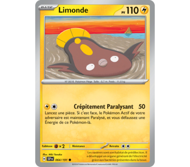 Limonde Pv 110 064/191 - Carte Commune - Écarlate et Violet Étincelles Déferlantes