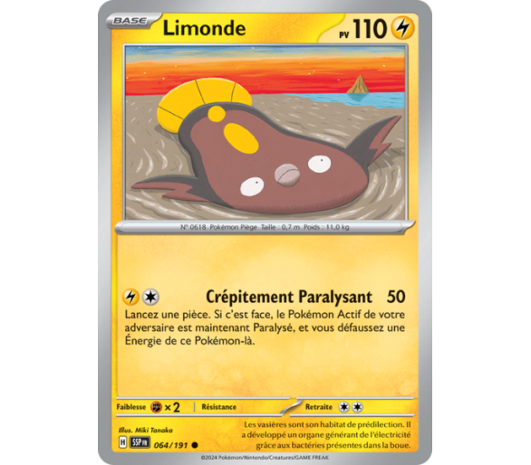 Limonde Pv 110 064/191 - Carte Commune - Écarlate et Violet Étincelles Déferlantes
