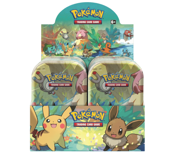 1 Box Mini Tin Série Pokémon Pikachu et Evoli