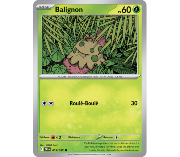 Balignon Pv 70 005/182 – Carte Commune Reverse – Écarlate et Violet Rivalités Destinées