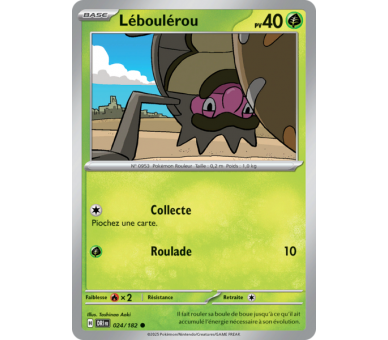 Léboulérou Pv  40 24/182 – Carte Commune – Écarlate et Violet Rivalités Destinées