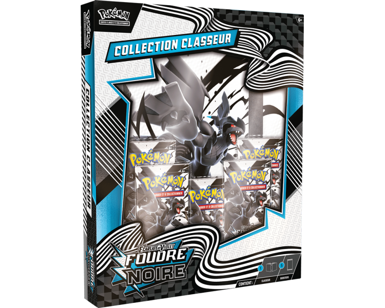 Coffret 5 Boosters - EV10.5 Ecarlate et Violet - Foudre Noire - Collection Classeur
