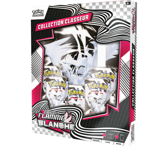 Coffret 5 Boosters - EV10.5 Ecarlate et Violet - Flamme Blanche - Collection Classeur