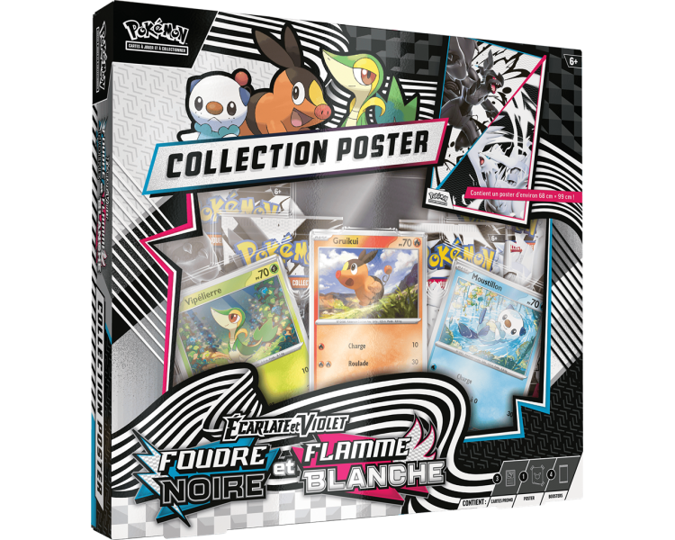 Coffret Collection Poster - EV10.5 Ecarlate et Violet - Foudre Noire & Flamme Blanche