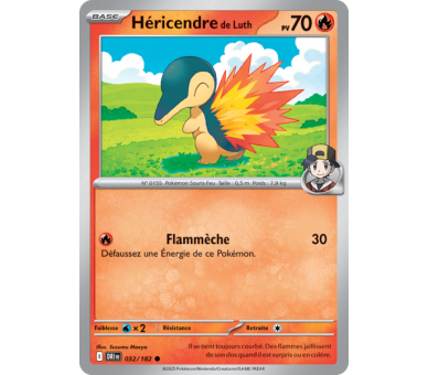 Héricendre de Luth Pv  70 32/182 – Carte Commune – Écarlate et Violet Rivalités Destinées