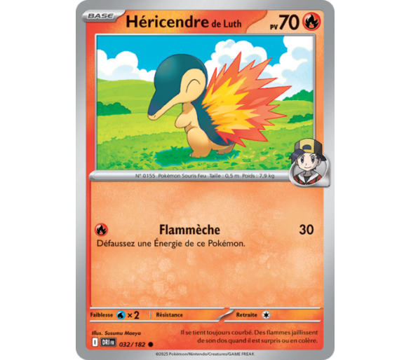 Héricendre de Luth Pv  70 32/182 – Carte Commune – Écarlate et Violet Rivalités Destinées