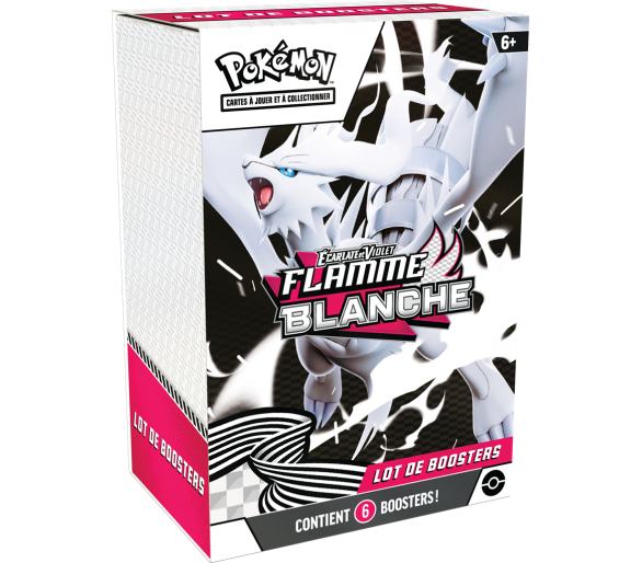Coffret Bundle 6 Boosters - EV10.5 Ecarlate et Violet - Flammes Blanches