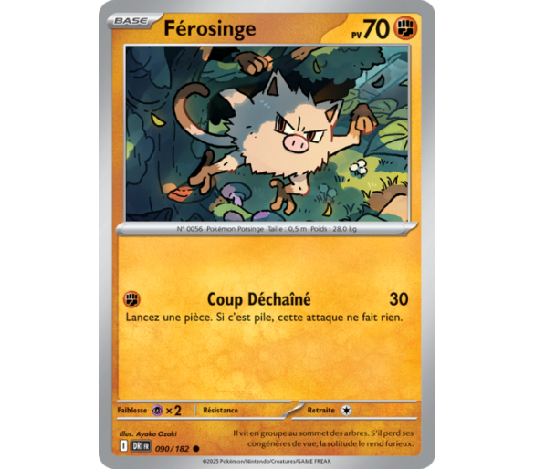 Férosinge Pv 70 90/182 – Carte Commune – Écarlate et Violet Rivalités Destinées