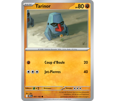 Tarinor Pv 80 97/182 – Carte Commune Reverse – Écarlate et Violet Rivalités Destinées