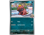 Grondogue de Pepper Pv 70 138/182 – Carte Commune Reverse – Écarlate et Violet Rivalités Destinées