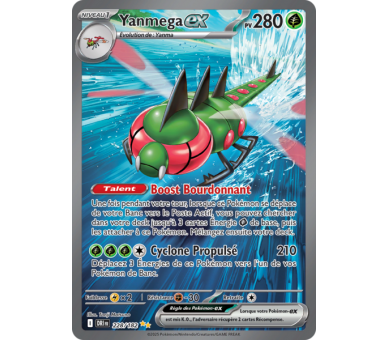 Yanmega-Ex Pv 280 228/182 - Carte Illustration spéciale rare - Écarlate et Violet Rivalités Destinées