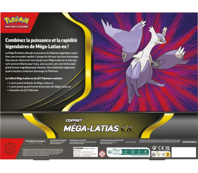 Pokémon - Coffret 4 Boosters - Méga Latias EX