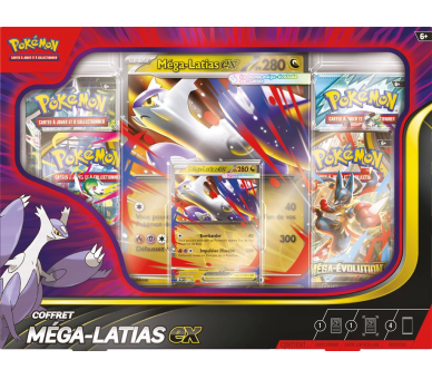 Pokémon - Coffret 4 Boosters - Méga Latias EX