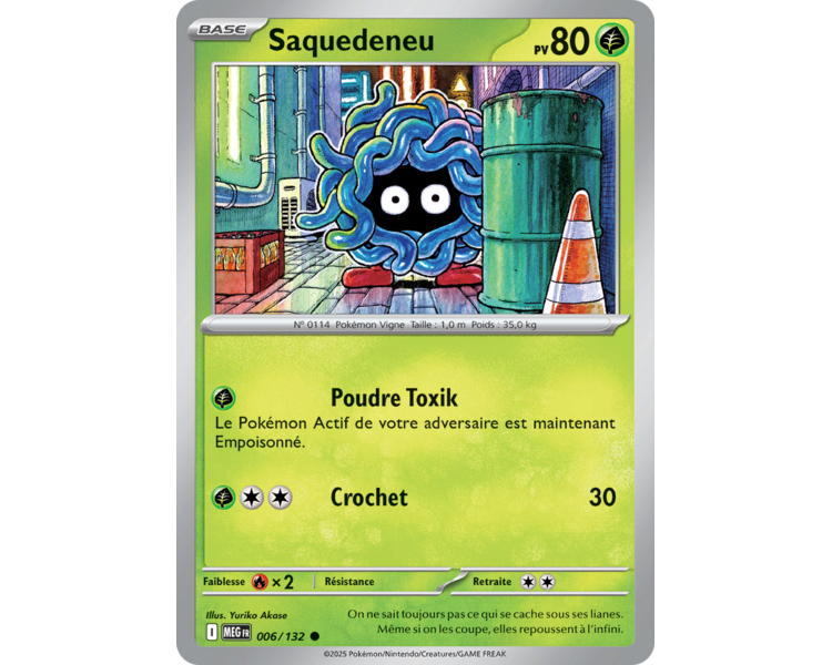 Saquedeneu Pv 80 006/132 - Carte Commune - Méga-Évolution