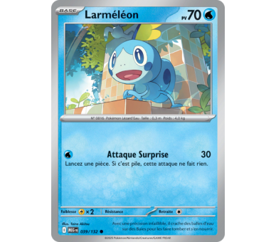 Larméléon Pv 70 039/132 - Carte Commune - Méga-Évolution