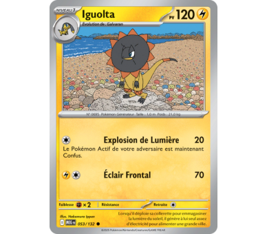 Iguolta Pv 120 053/132 - Carte Commune Reverse - Méga-Évolution