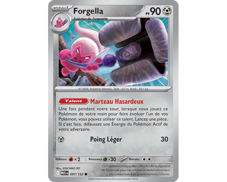 Forgella Pv 90 97/132 - Carte Commune - Méga-Évolution