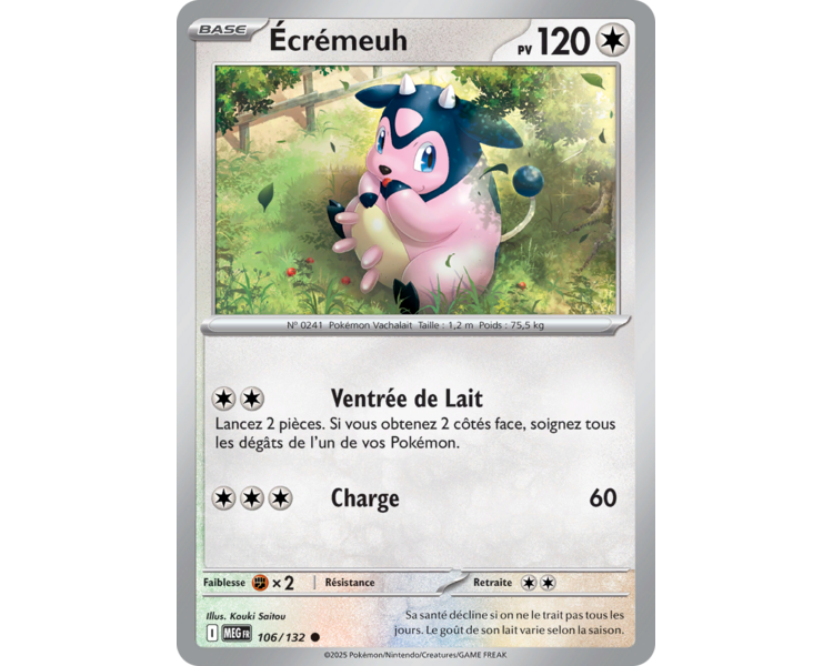 Écrémeuh Pv 120 106/132 - Carte Commune - Méga-Évolution