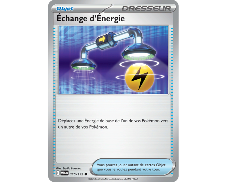 Objet Échange d'Énergie 115/132 - Carte Commune - Méga-Évolution