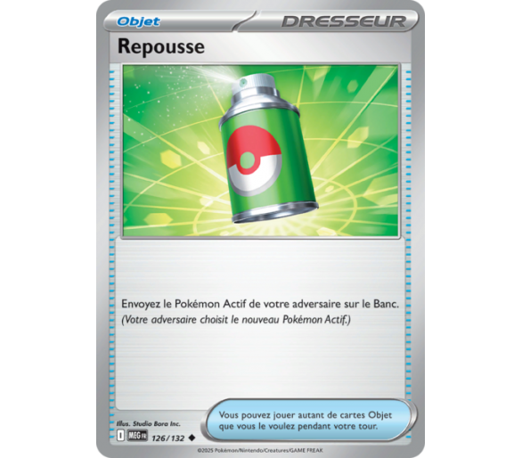 Objet Repousse 126/132 - Carte Peu Commune Reverse - Méga-Évolution