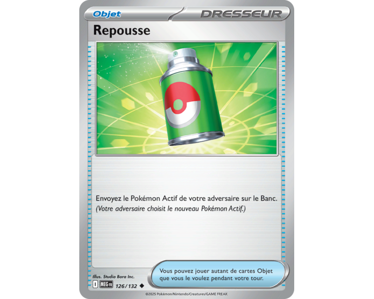 Objet Repousse 126/132 - Carte Peu Commune Reverse - Méga-Évolution