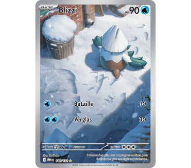 Blizzi Pv 90 140/132 - Carte Secrète Illustration Rare - Méga-Évolution
