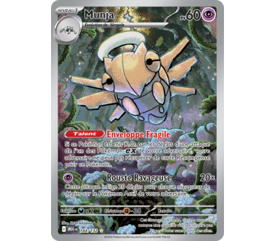 Munja Pv 60 144/132 - Carte Secrète Illustration Rare - Méga-Évolution