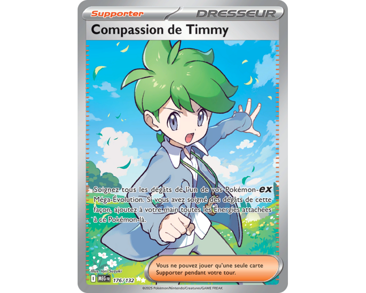 Dresseur Compassion de Timmy 176/132 - Carte Secrète Ultra Rare - Méga-Évolution