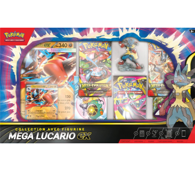 Coffret Premium Figurine Pokémon Méga-Lucario Ex