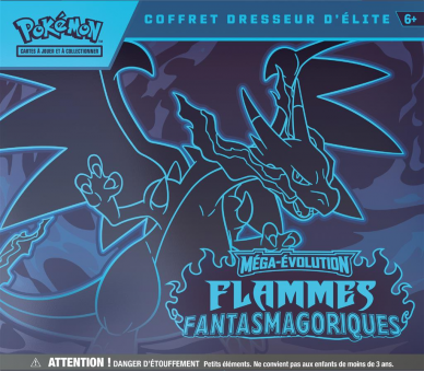 Coffret Dresseur D'Elite - ME02 Méga-Évolution Flammes Fantasmagoriques - FR