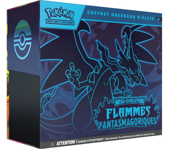 Coffret Dresseur D'Elite - ME02 Méga-Évolution Flammes Fantasmagoriques - FR