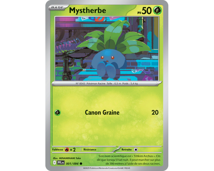 Mystherbe Pv 50 001/094 - Carte Commune - Méga-Évolution Flammes Fantasmagoriques