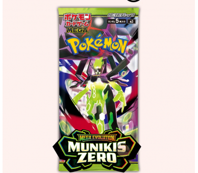 1 Booster Pokémon - Munikis Zero - ME03 - Japonais