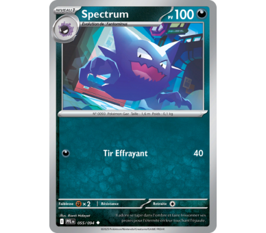 Spectrum Pv 100 055/094 - Carte Peu Commune - Méga-Évolution Flammes Fantasmagoriques