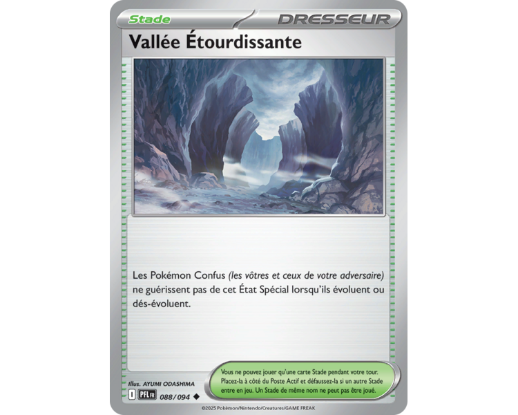 Stade Vallée Étourdissante 88/094 - Carte Peu Commune Reverse - Méga-Évolution Flammes Fantasmagoriques