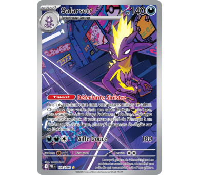 Salarsen Pv 140 103/094 - Carte Illustration rare Secrète - Méga-Évolution Flammes Fantasmagoriques