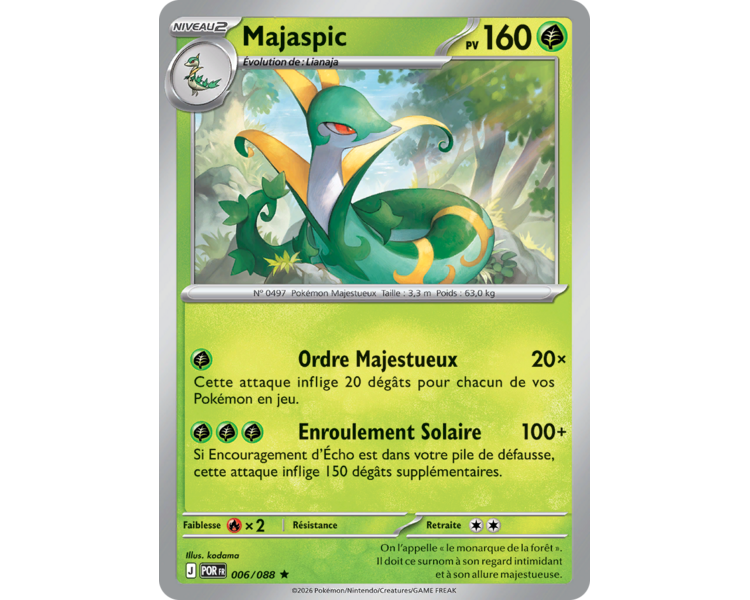 Majaspic Pv 160 006/88 - Carte Rare Reverse - Méga-Évolution Équilibre Parfait