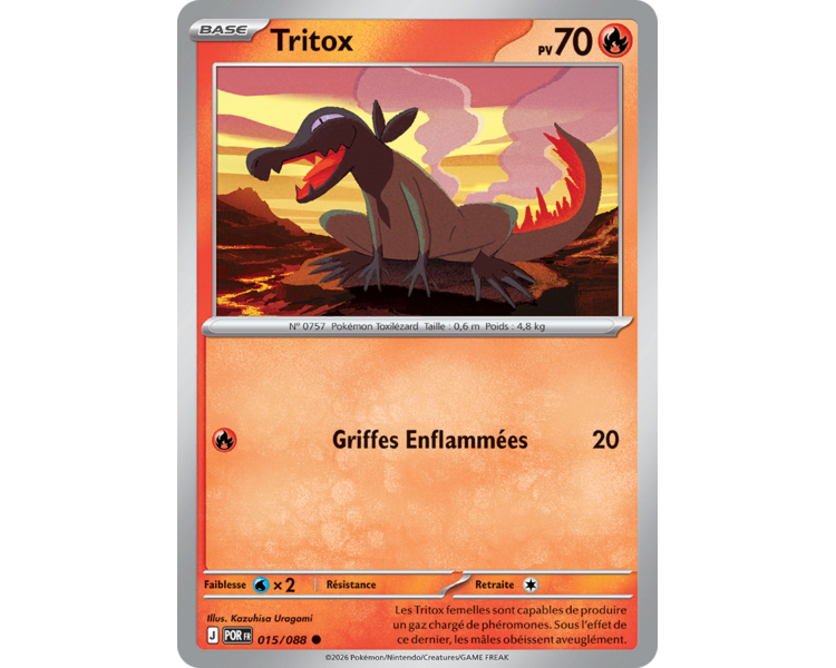 Tritox Pv 70 015/88 - Carte Commune Reverse - Méga-Évolution Équilibre Parfait